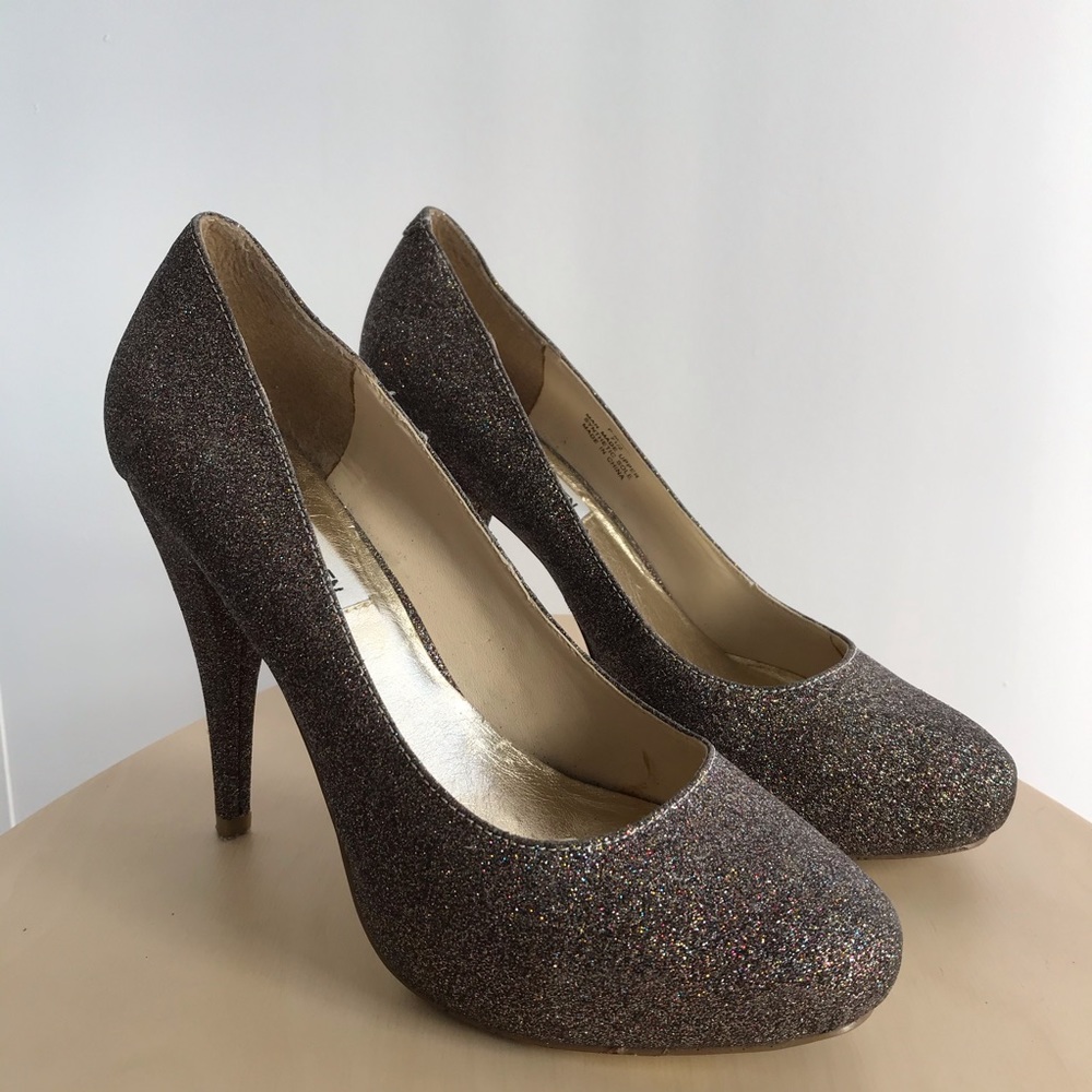 STEVE MADDEN | GLITTER HEELS